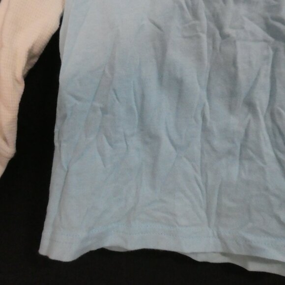 CARTER'S | size 5 | Light Blue Monkey Shirt With Contrasting White Sleeves | EUC - Picture 13 of 16